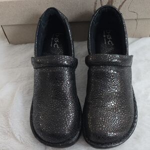 b.o.c. Black Sparkle Lizard Mules